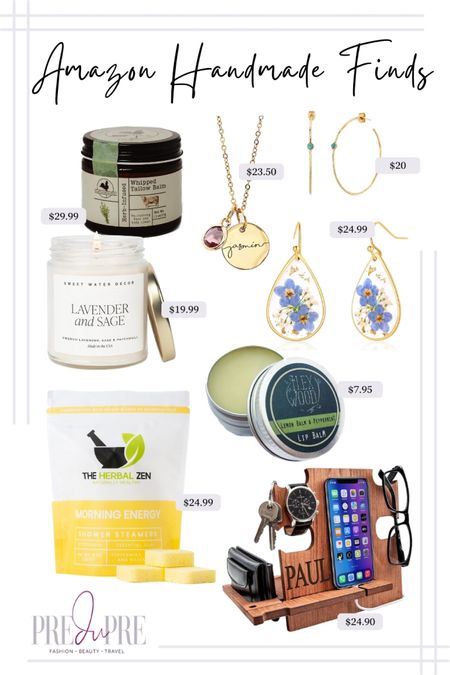 Check out these Amazon handmade finds!

Home, decor, candles, jewelry, necklace, earrings, bath, self care, gift for men

#LTKhome #LTKbeauty #LTKfindsunder50