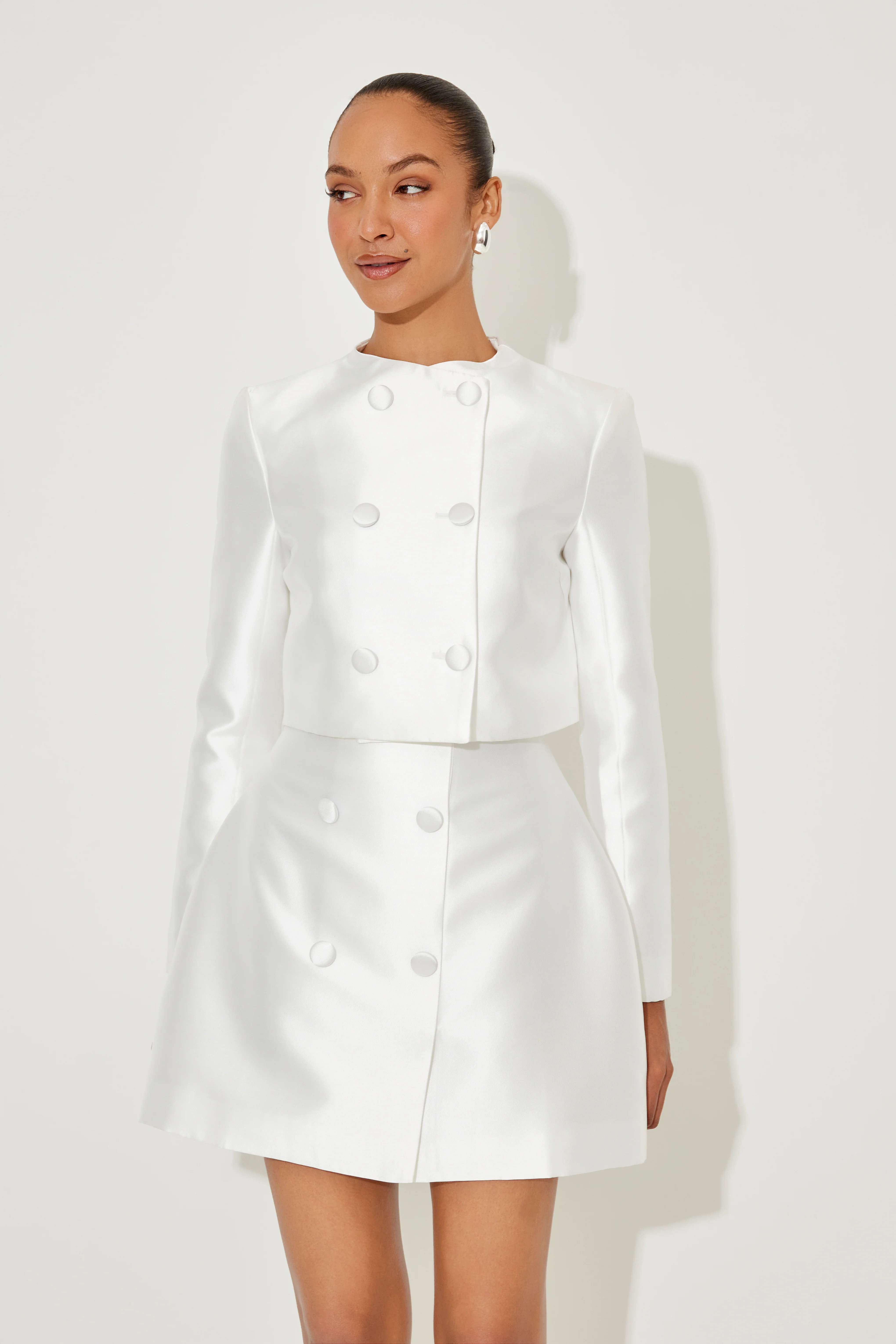 The Ultimate Muse Satin Button Jacket | Odd Muse