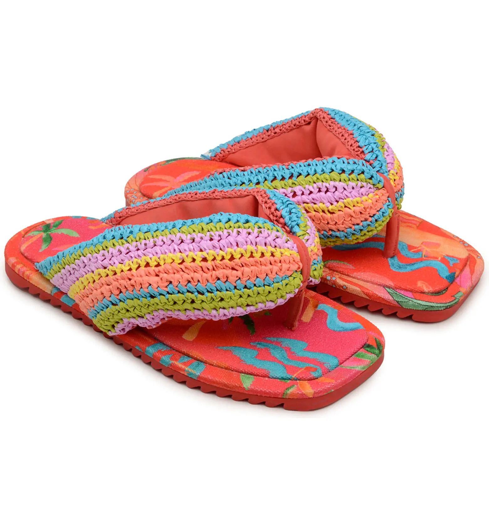 Toucans Crochet Puffy Flip Flop | Nordstrom