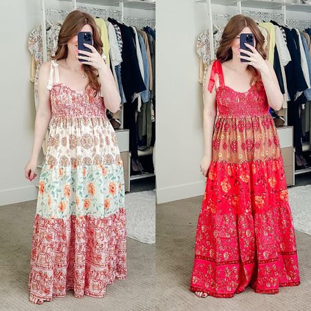 FreePeople lookalike dress from amazon wearing size medium. Runs big. 

Summer dress. 

#LTKSeasonal #LTKFindsUnder50 #LTKMidsize