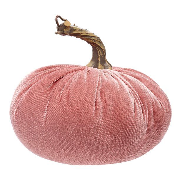 Belham Living Velvet Pumpkin Tabletop Décoration - Walmart.com | Walmart (US)