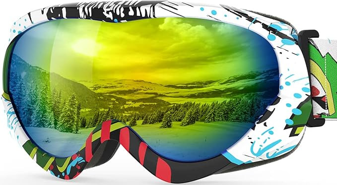 OutdoorMaster Kids Ski Goggles - Helmet Compatible Snow Goggles for Boys & Girls with 100% UV Pro... | Amazon (US)