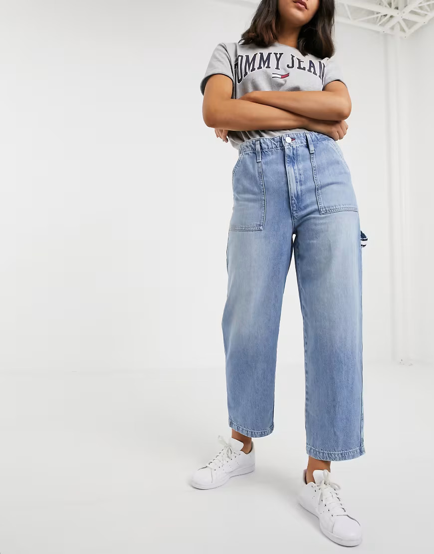 Tommy Jeans – Cargo-Jeans-Blau | ASOS (Global)