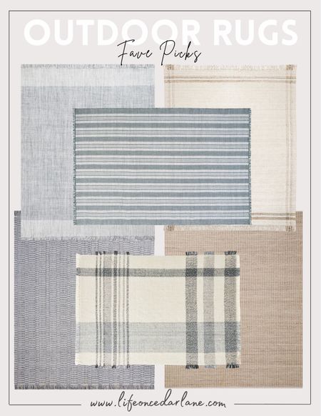 Outdoor Rugs - Fave Picks! So many pretty finds! Such a great way to freshen up your outdoor space! 

 #patio #outdoorrug #potterybarn #mcgeeandco #target 

#LTKhome #LTKSeasonal
