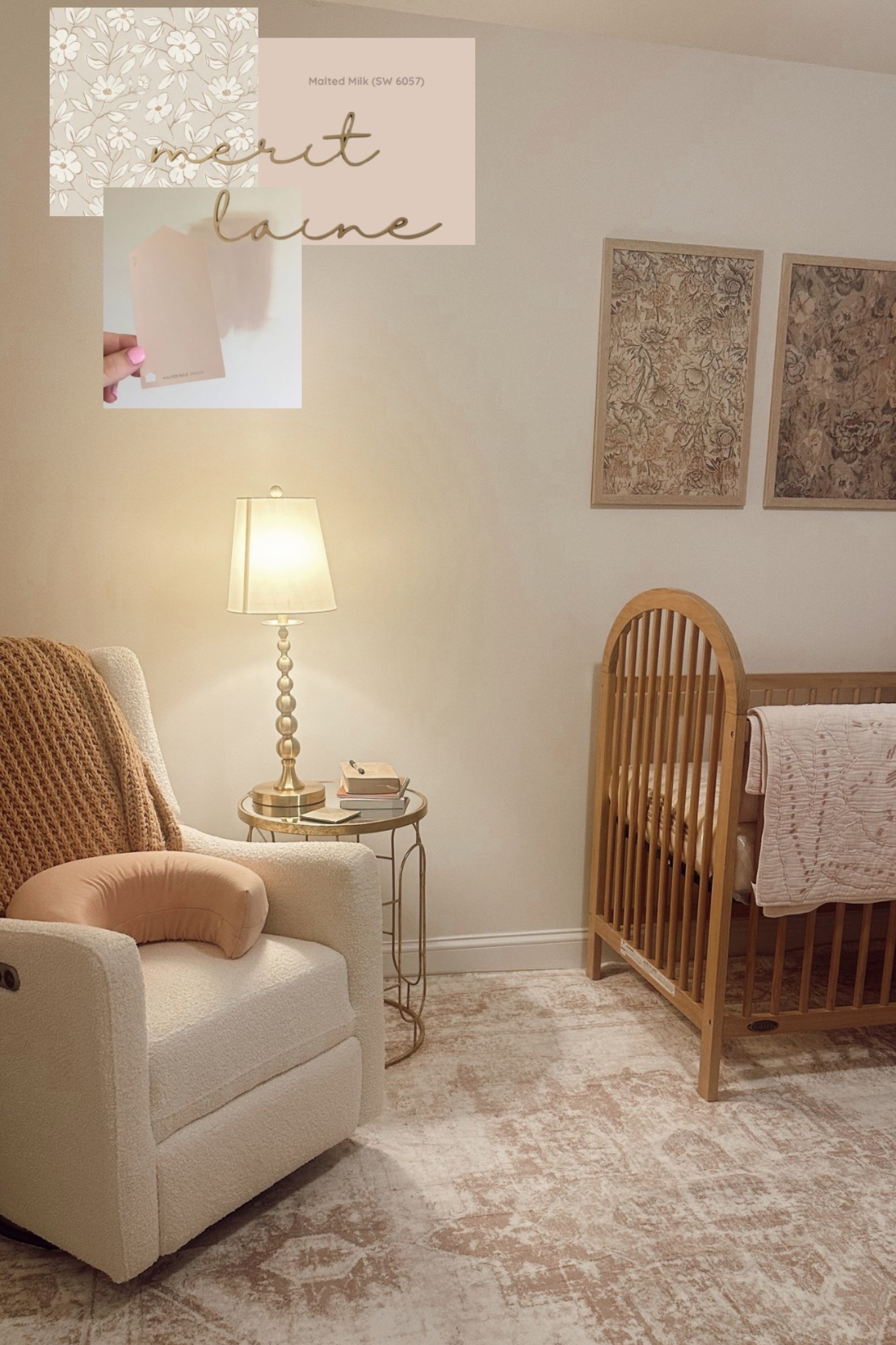 starting to see the vision come together 🎀 next step - painting, wallpaper, + accent wall! All this upcoming weekend! ✨🎨💓 we ended up choosing “malted milk” for the paint color! 

girl nursery, girl nursery decor, wallpaper, accent wall, affordable nursery decor, affordable girl nursery, affordable cribs, affordable rugs, girl room, girl nursery, Girly nursery decor, Bow-themed nursery ideas, Pink nursery designs, Nursery wall decor with bows, Bow accent pillows, Nursery furniture for girls, Bow crib bedding sets, DIY bow decorations for nursery, Floral and bow nursery themes, Bow wall decals, Vintage bow nursery style, Baby shower decor with bows, Bow mobile for crib, Girly nursery color palettes, Bow nursery art prints, Feminine nursery accessories, Bow headbands for nursery decor, Nursery organization with a girly touch, Bow-themed lamps and lighting, Nursery storage solutions with bows

#LTKKids #LTKBaby #LTKHome