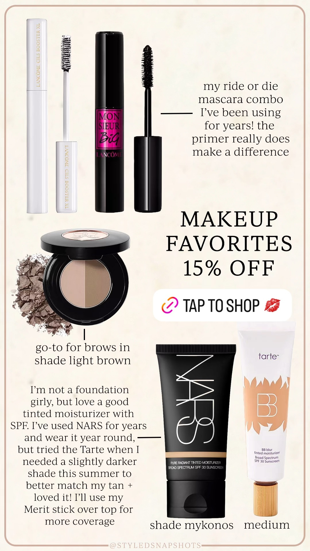A few makeup favorites 15% off

#LTKBeauty #LTKSaleAlert