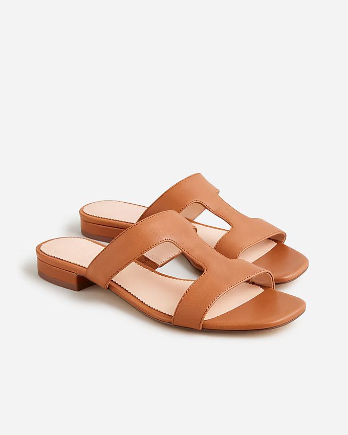 Hazel cutout sandals in leather | J.Crew US