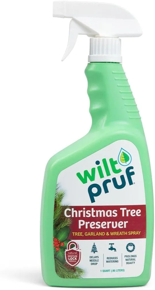 Wilt-Pruf® Organic Christmas Tree Preserver | Reduces Needle Drop | Ready-to-Use Trigger Sprayer... | Amazon (US)