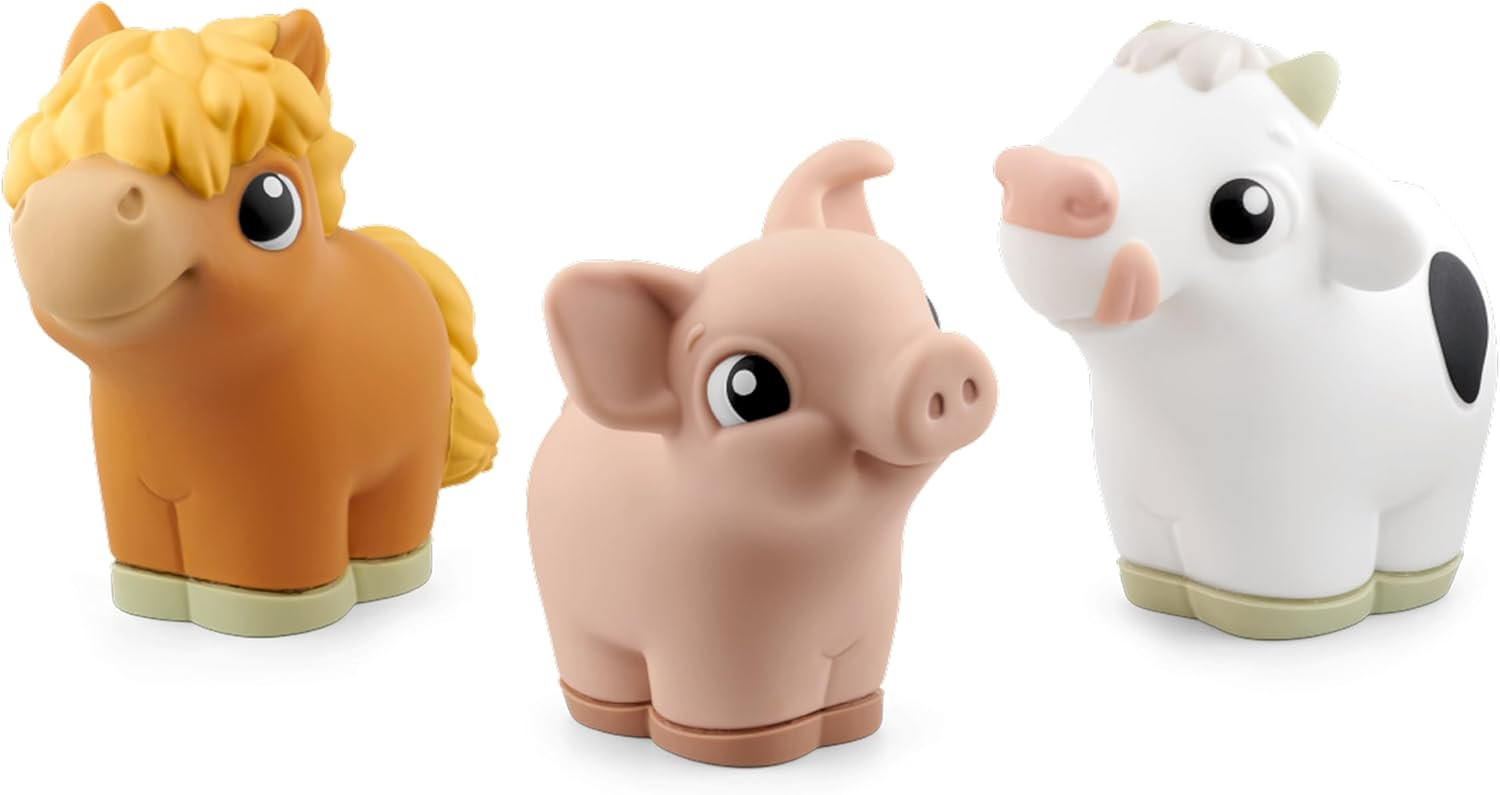 Tonies My First Farm Set - Cow, Pig and Horse Soft and Squeezable Audio Toy Figurines | Amazon (US)
