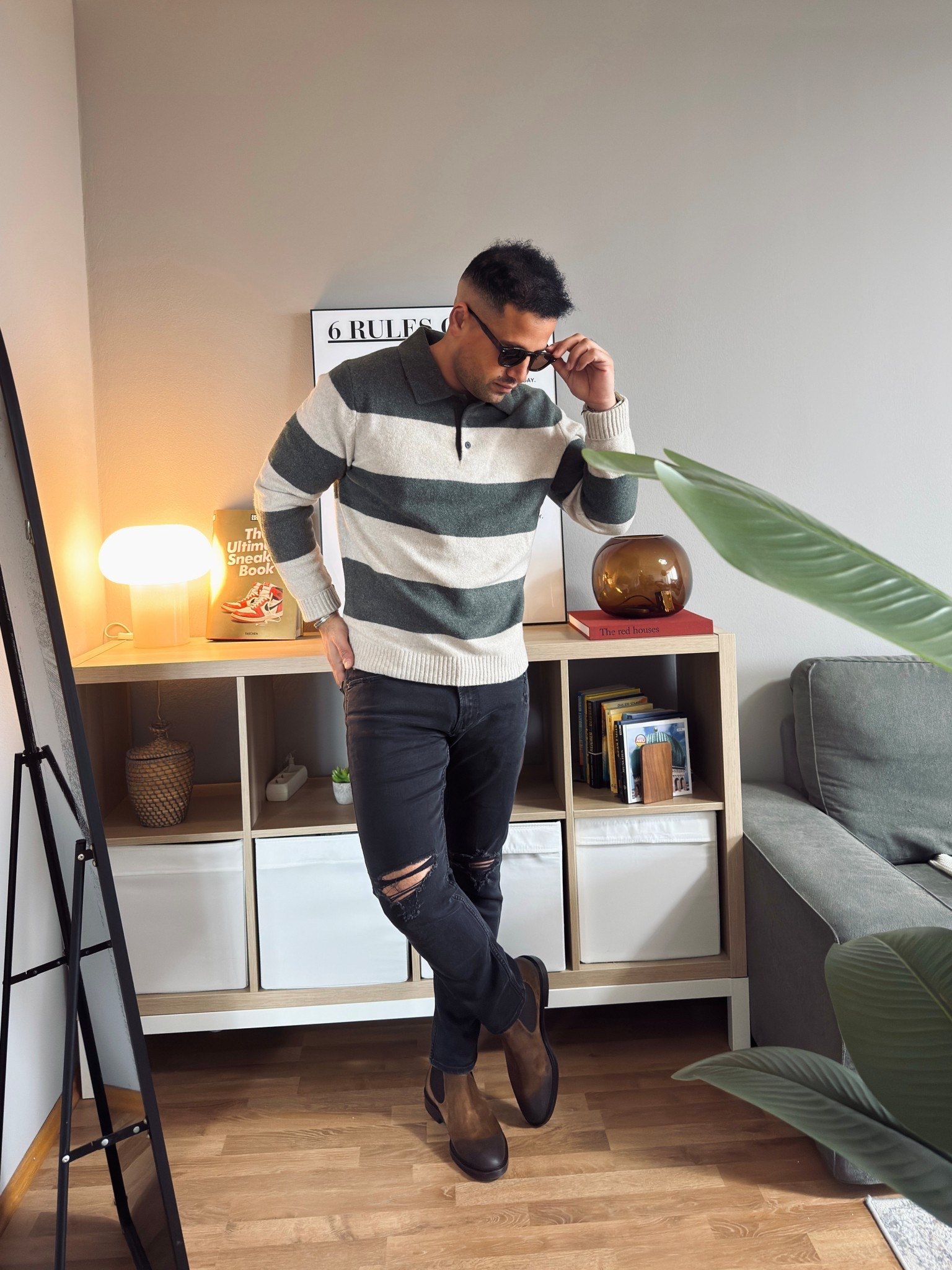 Casual Outfit with knit polo & chelsea boots! 
——


#LTKFindsUnder100 #LTKMens #LTKStyleTip