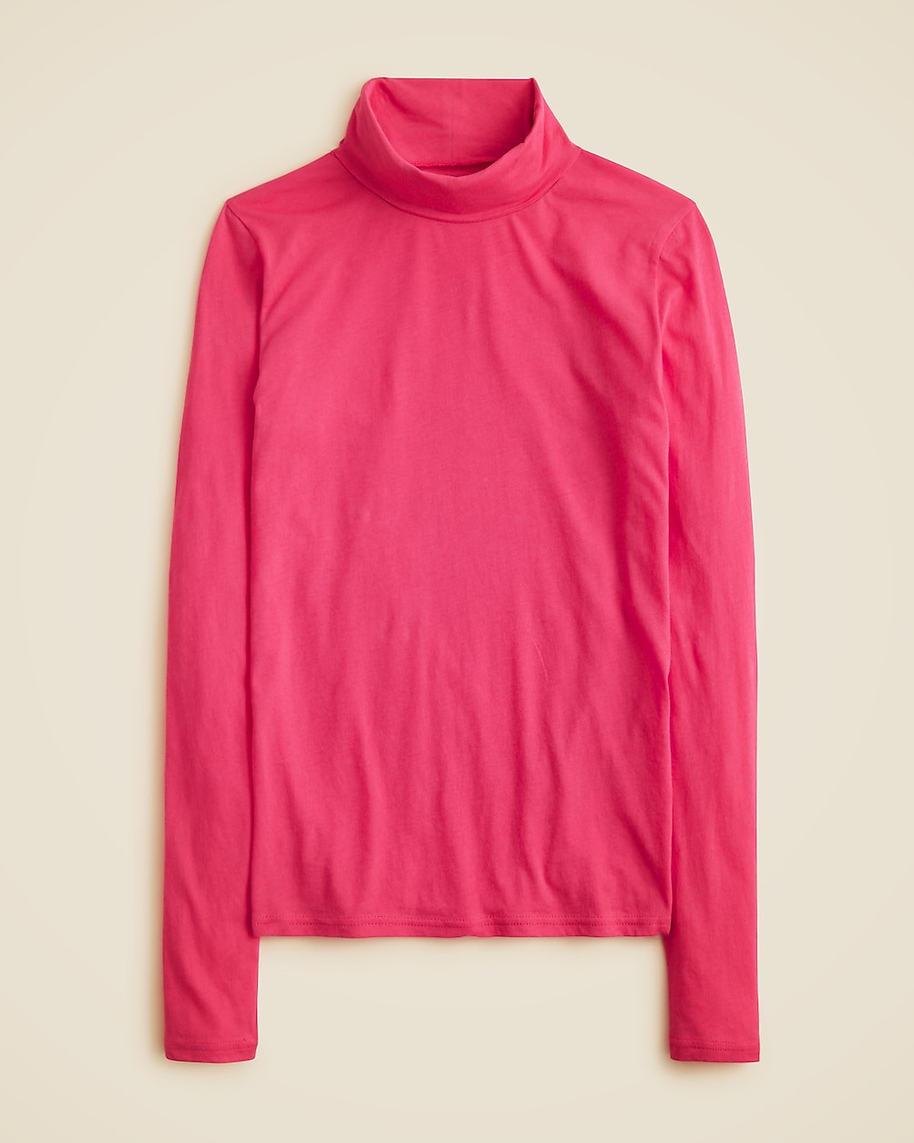 Feather jersey turtleneck | J. Crew US