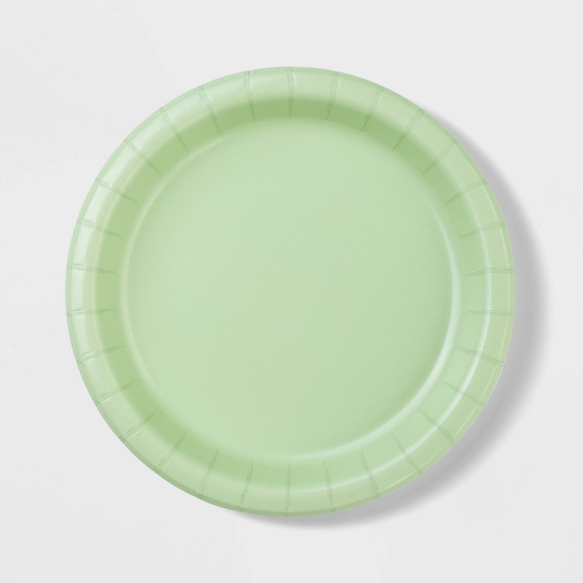 20ct 8.5" Disposable Dinner Plates Sage Green - Spritz™ | Target