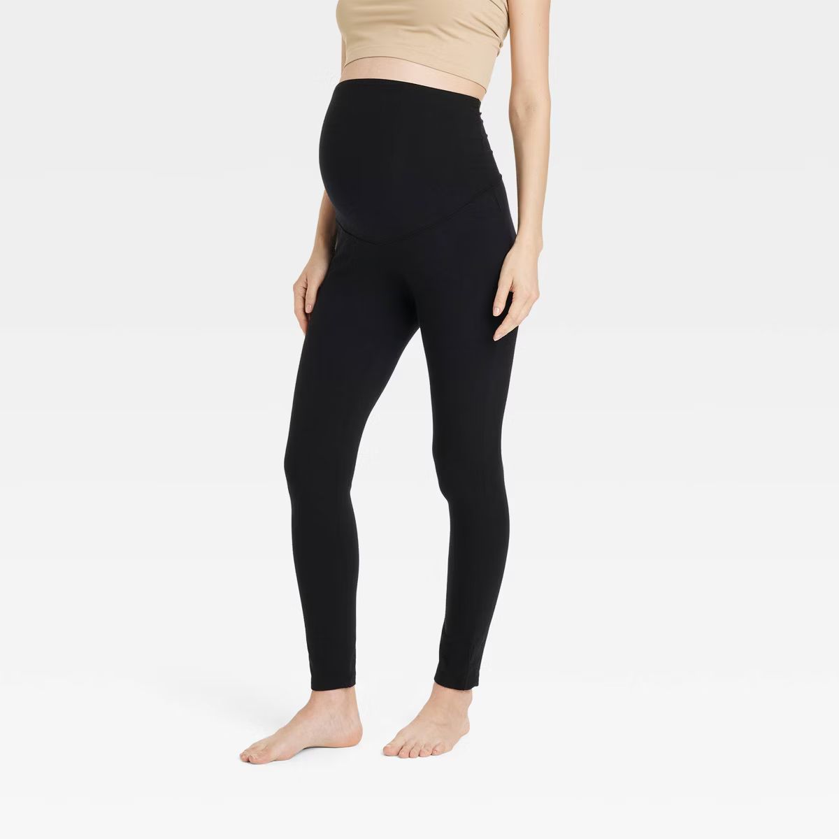 Over Belly Knit Maternity Leggings - Isabel Maternity by Ingrid & Isabel™ Black | Target