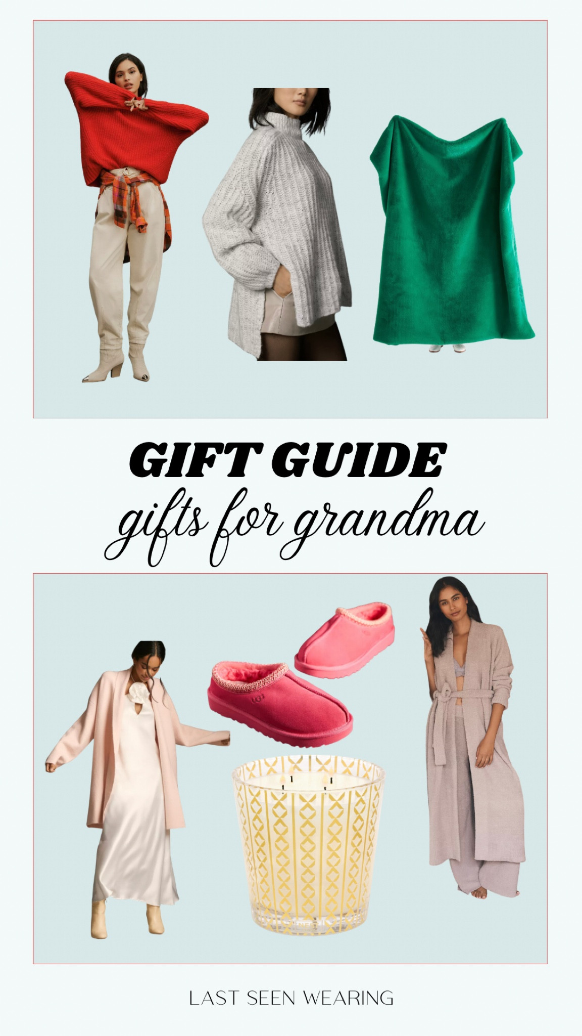 Gift Guide: Gifts for Grandma 
#slippers #candle 

#LTKHoliday #LTKSeasonal #LTKGiftGuide