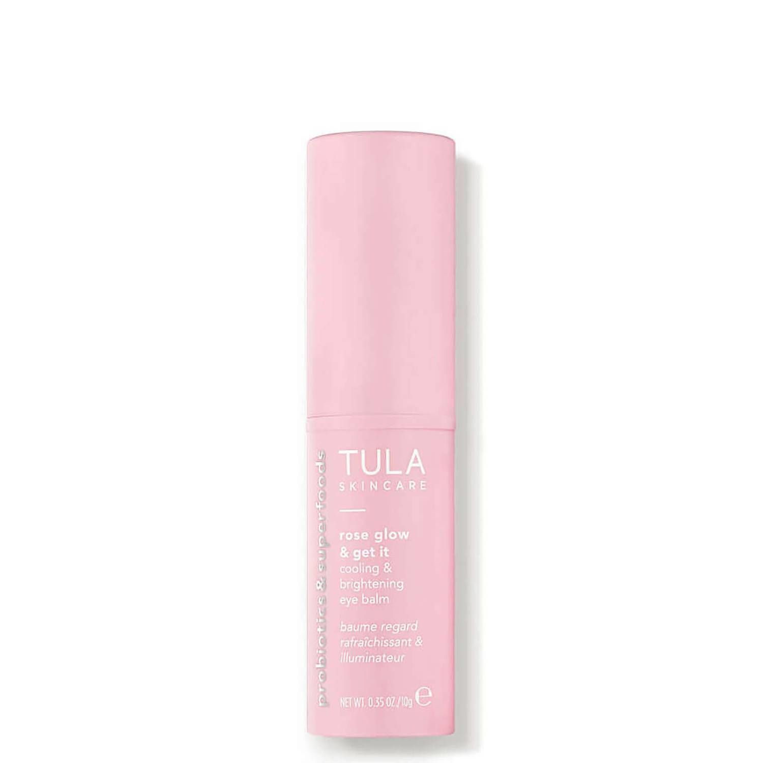 TULA Skincare Rose Glow Get It Cooling Brightening Eye Balm (0.35 oz.) | Dermstore