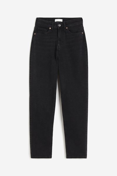 Slim Mom High Ankle Jeans - Black - Ladies | H&M US | H&M (US + CA)