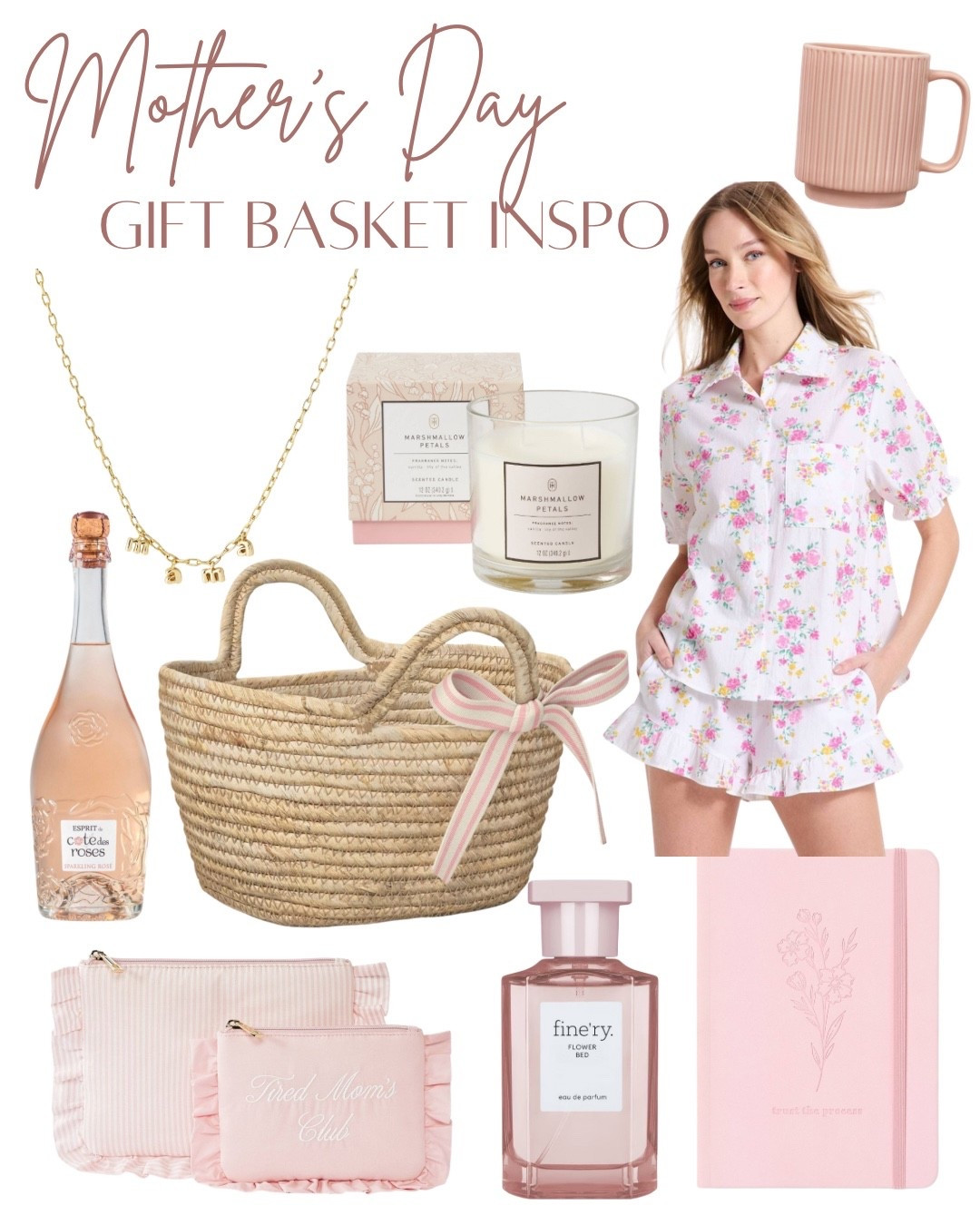 Mother’s Day gift ideas - pink gift basket 





Target finds 
Pajama set 
Mom necklace 
Mother’s Day ideas 
Coffee mug 
Journal 
Makeup pouch 

#LTKmomlife #LTKMothersDay