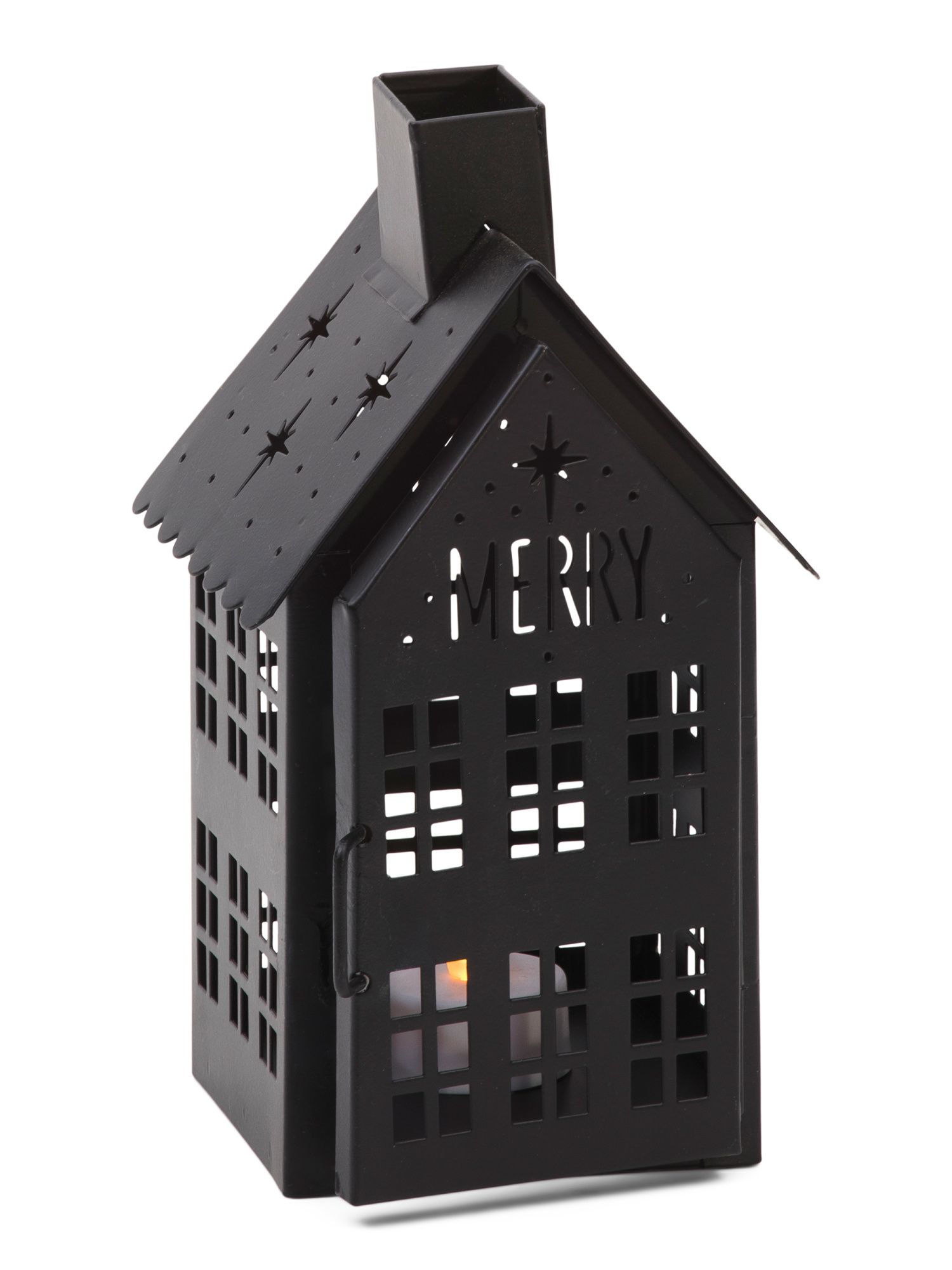 Led Candle Cut Out Holiday House | TJ Maxx