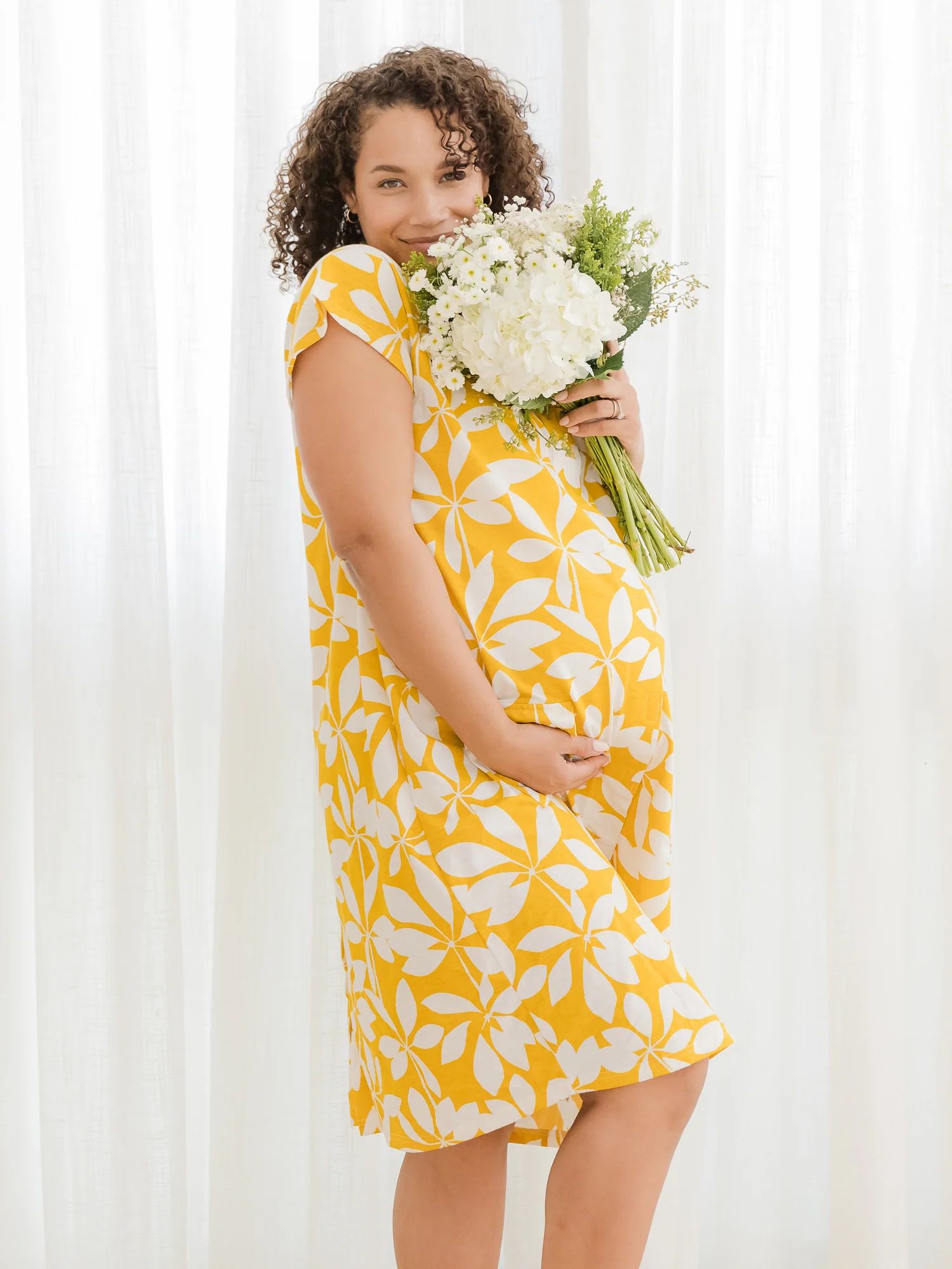 Universal Labor & Delivery Gown | Evergreen Blossom | Kindred Bravely