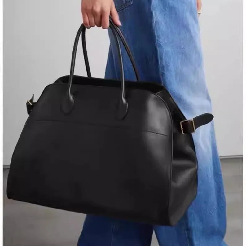 Full Grain Soft Margaux Leather Structured Tote Bag, Minimalist Top Handle Elegant Durable for Wo... | Etsy (Global)