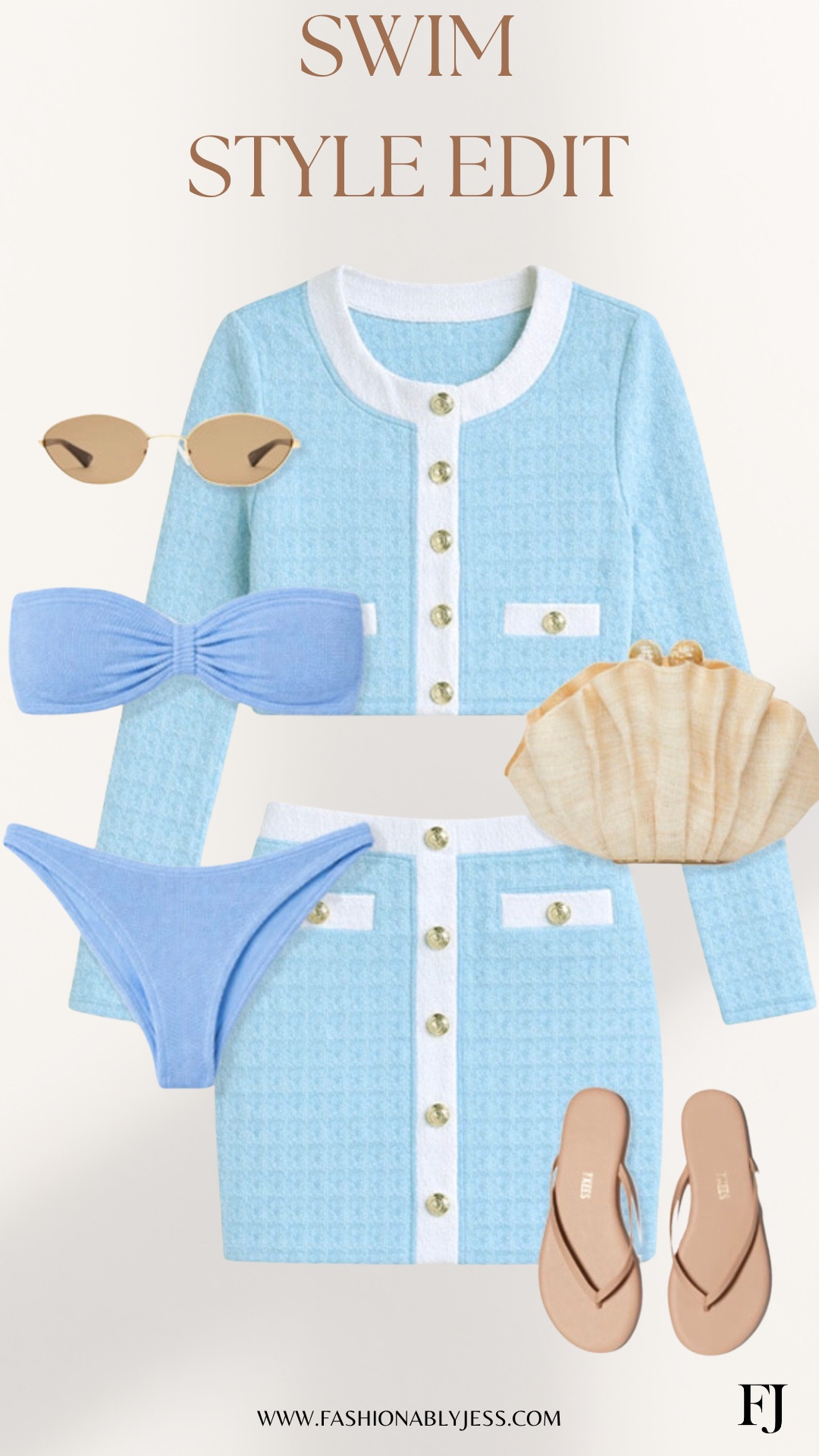 Adorable spring swim style 💙

#LTKOver40 #LTKdayinmylife #LTKootd