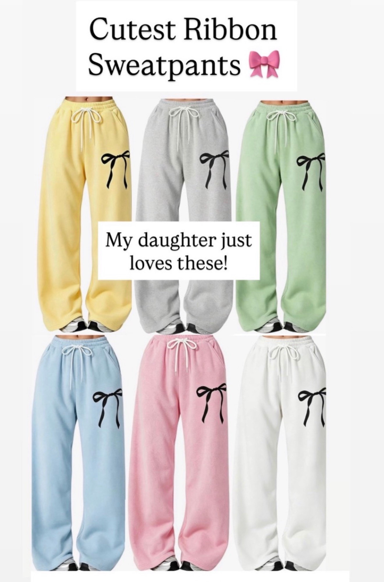 Cute ribbon sweatpants

#LTKKids