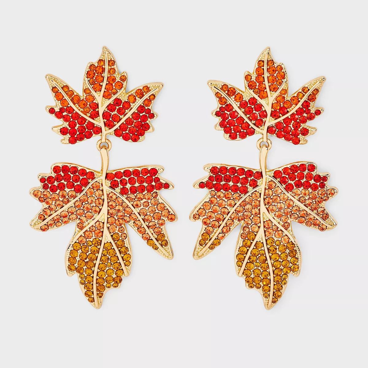 SUGARFIX by BaubleBar Feeling Beauti-Fall Drop Earrings - Orange | Target