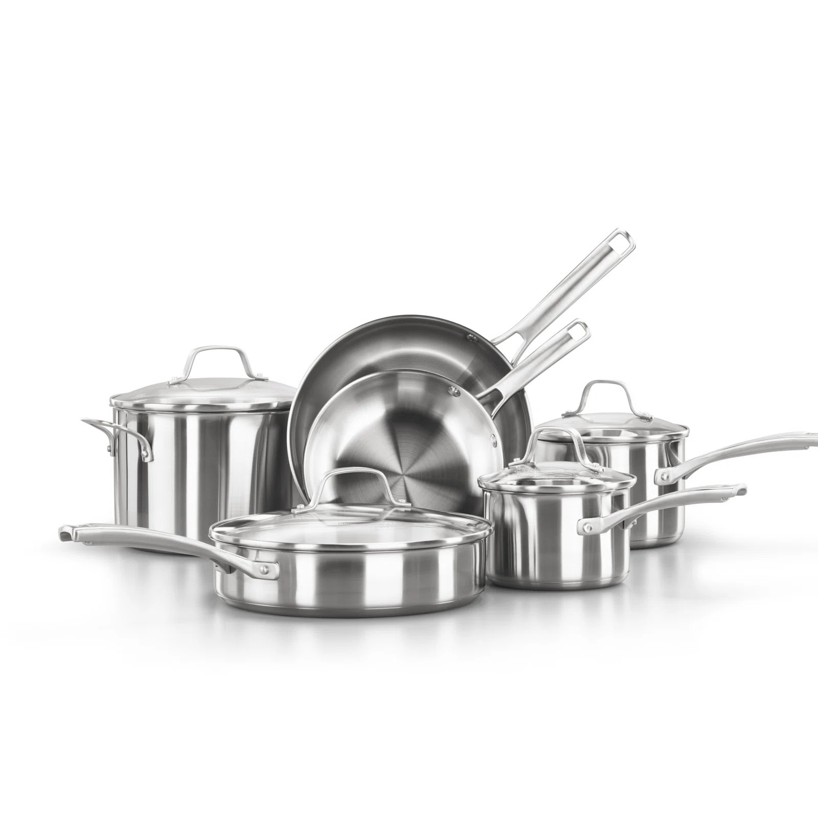Calphalon Classic Stainless Steel 10 Piece Cookware Set & Reviews | Wayfair | Wayfair North America