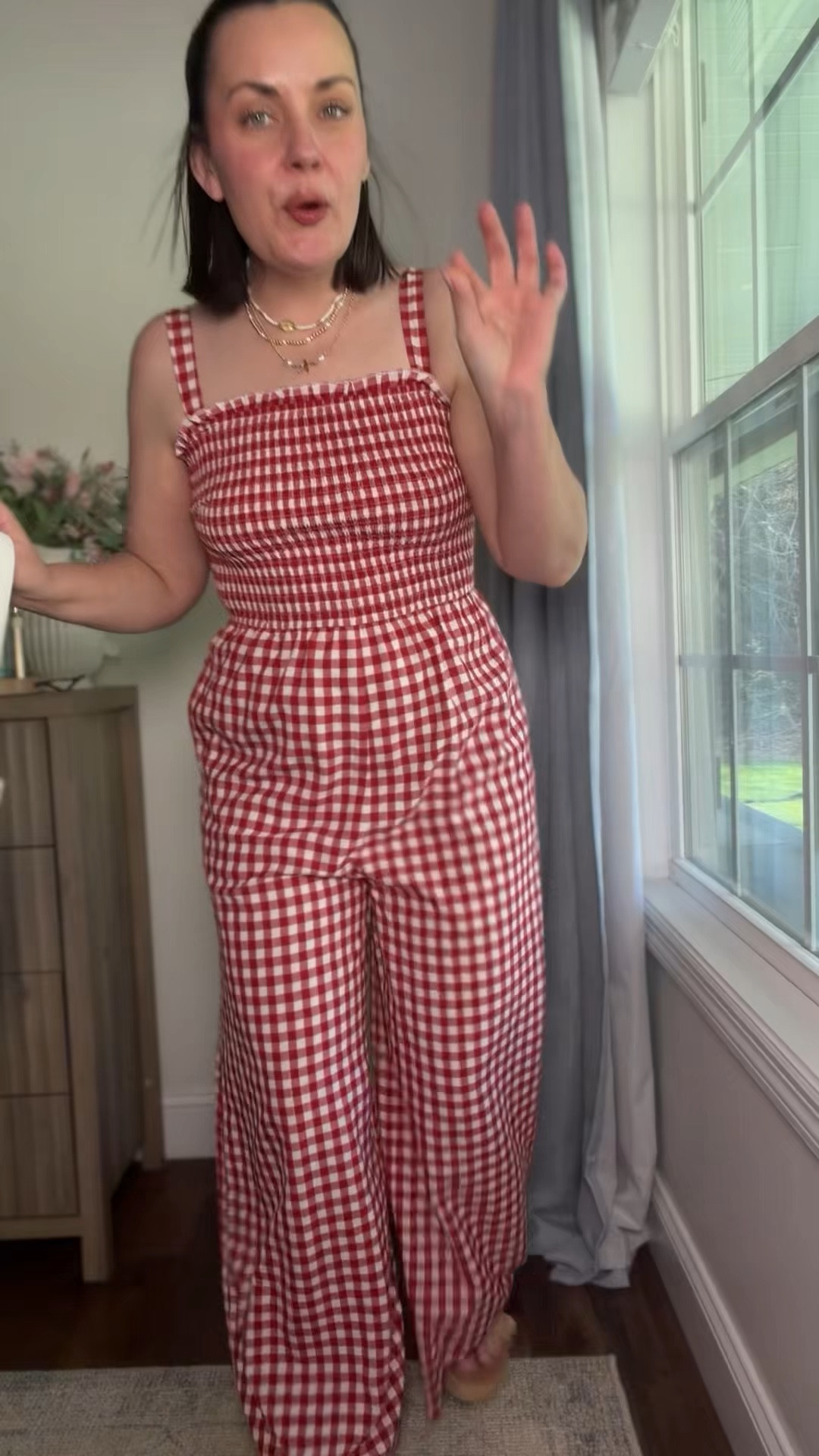 The perfect gingham jumpsuit for summer so cute and comfy. Amazon summer outfits 2026z

#LTKSaleAlert #LTKootd #LTKSeasonal