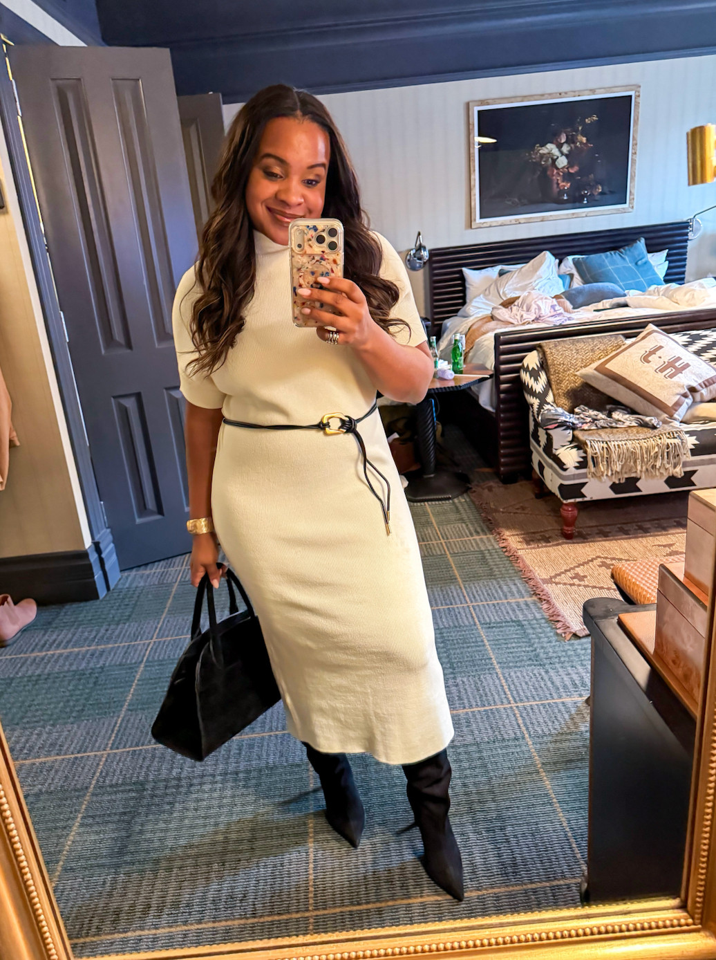 This belted dress from Zara is so flattering! Comes in 3 different colors. 

 #LTKgrwm #LTKootd