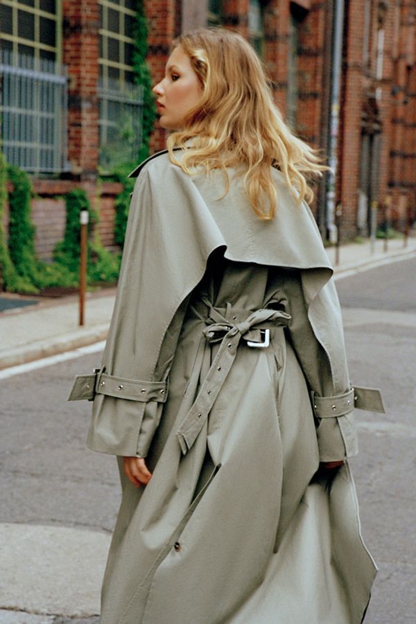 CAARA Oversized Trench Coat | Urban Outfitters (US and RoW)