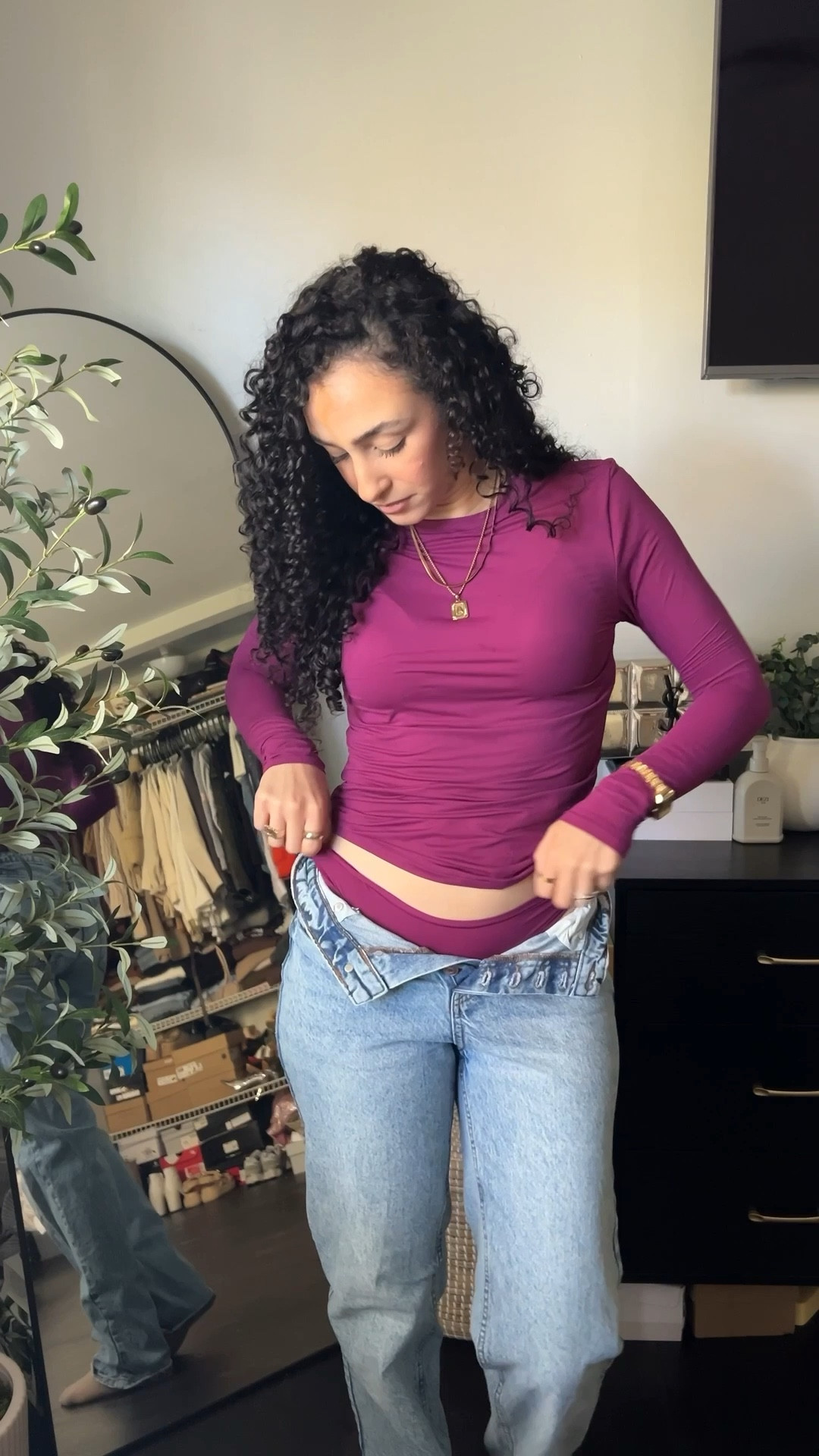 Yitty dropped a new stretchy fit collection that is buttery soft, super comfortable & in the cutest colors like this berry crush 🍇 I’m wearing a size S 

#LTKPetite #LTKFindsUnder50 #LTKStyleTip