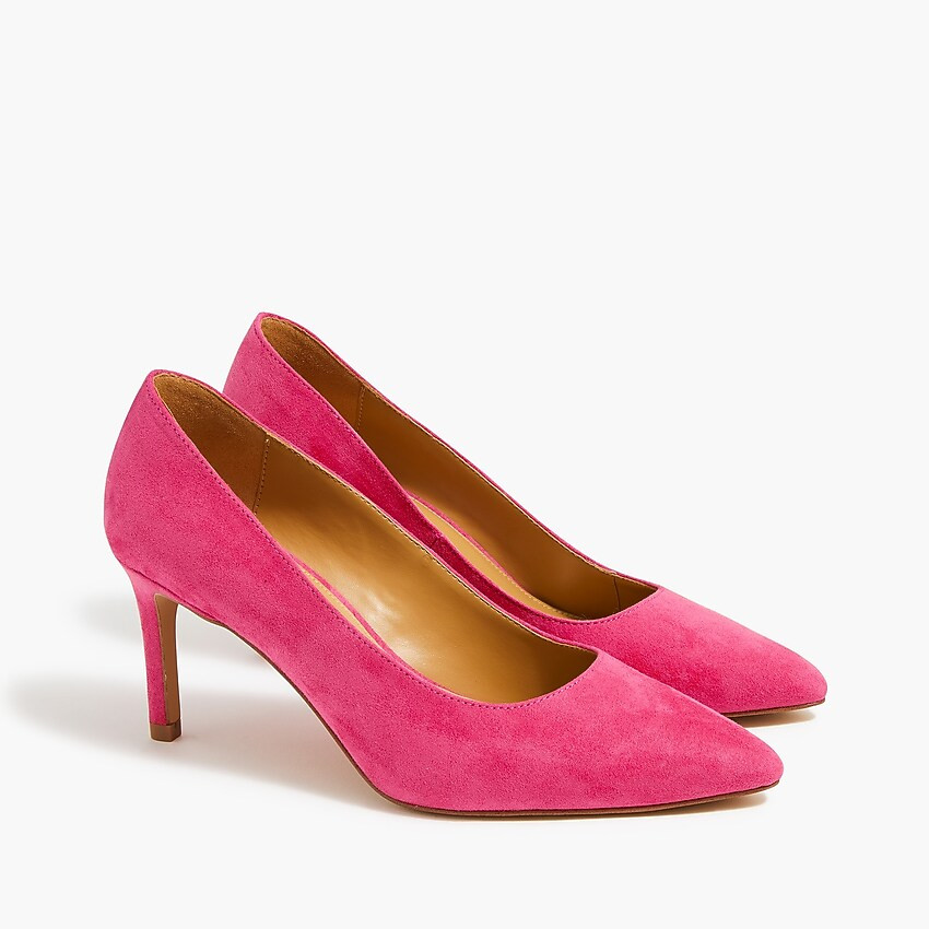 Sueded heel pumps | J.Crew Factory