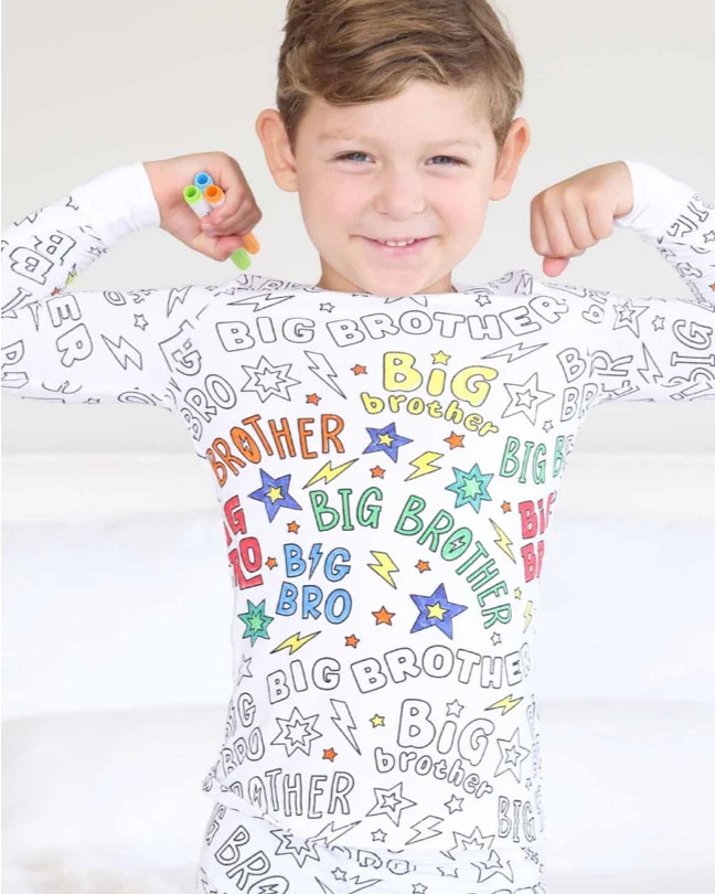Big Brother Big Sister Baby Announcement Pajamas! These colorable pajamas are the cutest set for any little one! They sell out fast so make sure your grab it during while they are on sale! 

#blackfriday #kidspajamas #kidscrafts #babyannouncement #bigbrother #bigsister #holidaypajamas 



#LTKKids #LTKCyberWeek #LTKGiftGuide