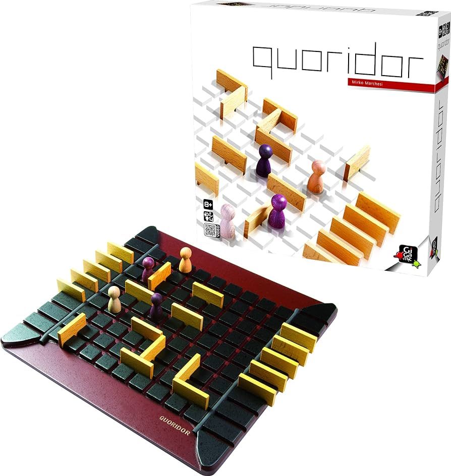 Quoridor | Abstract Strategy Game for Adults and Familes | Ages 8+ | 2 to 4 Players | 15 Minutes | Amazon (US)