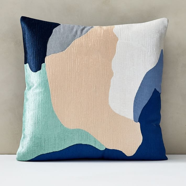 Abstract Art Palette Pillow Cover | West Elm (US)