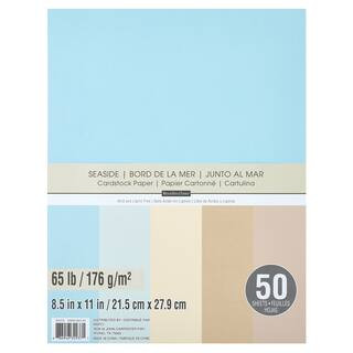 8.5" x 11" 65lb. Cardstock Paper Pack by Recollections™, 50 Sheets | Michaels Stores