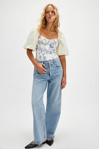 AGOLDE Low-Rise Baggy Jeans | Free People (UK)