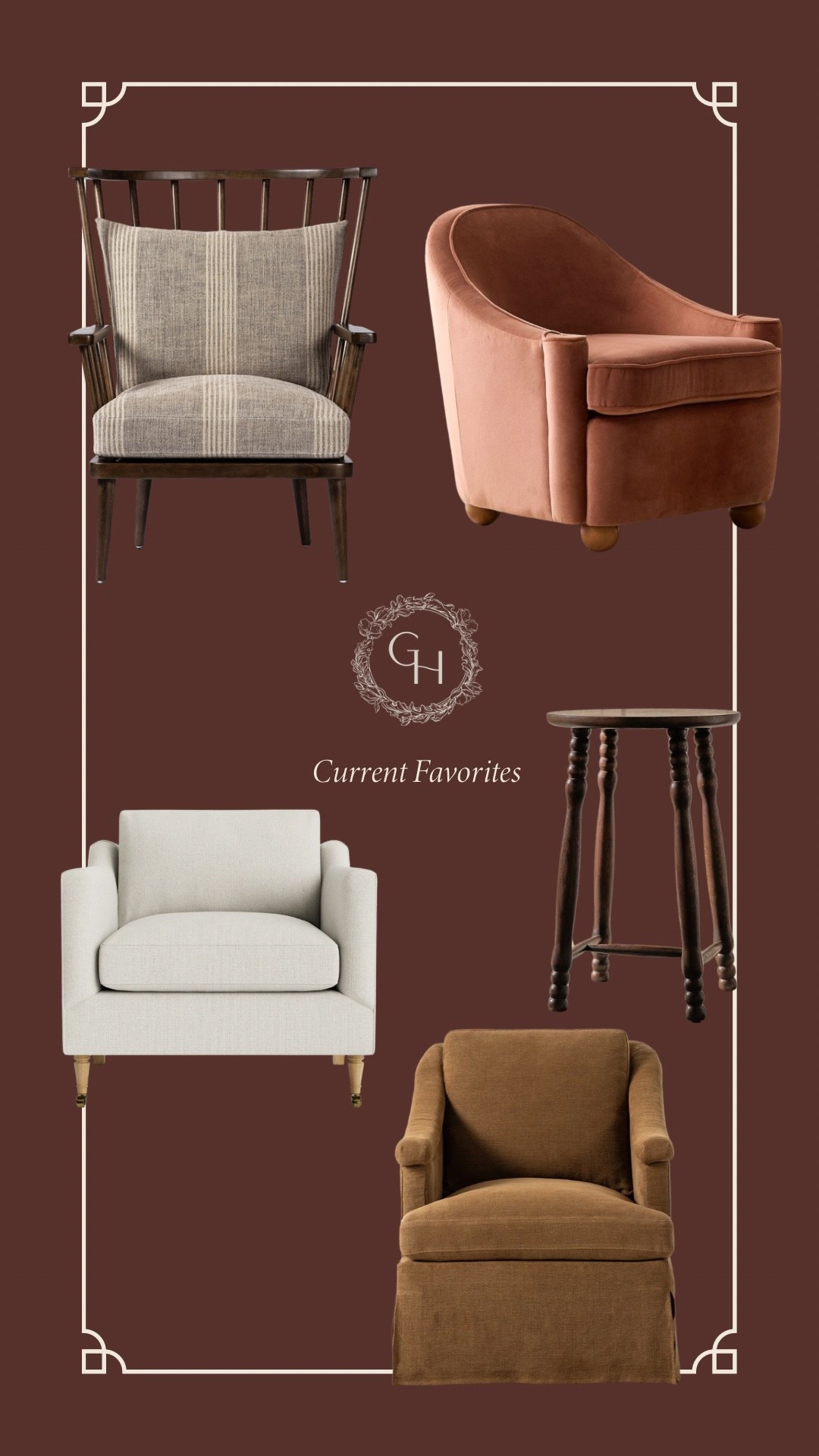 Current favorite accent chairs and counter stools

#LTKHome