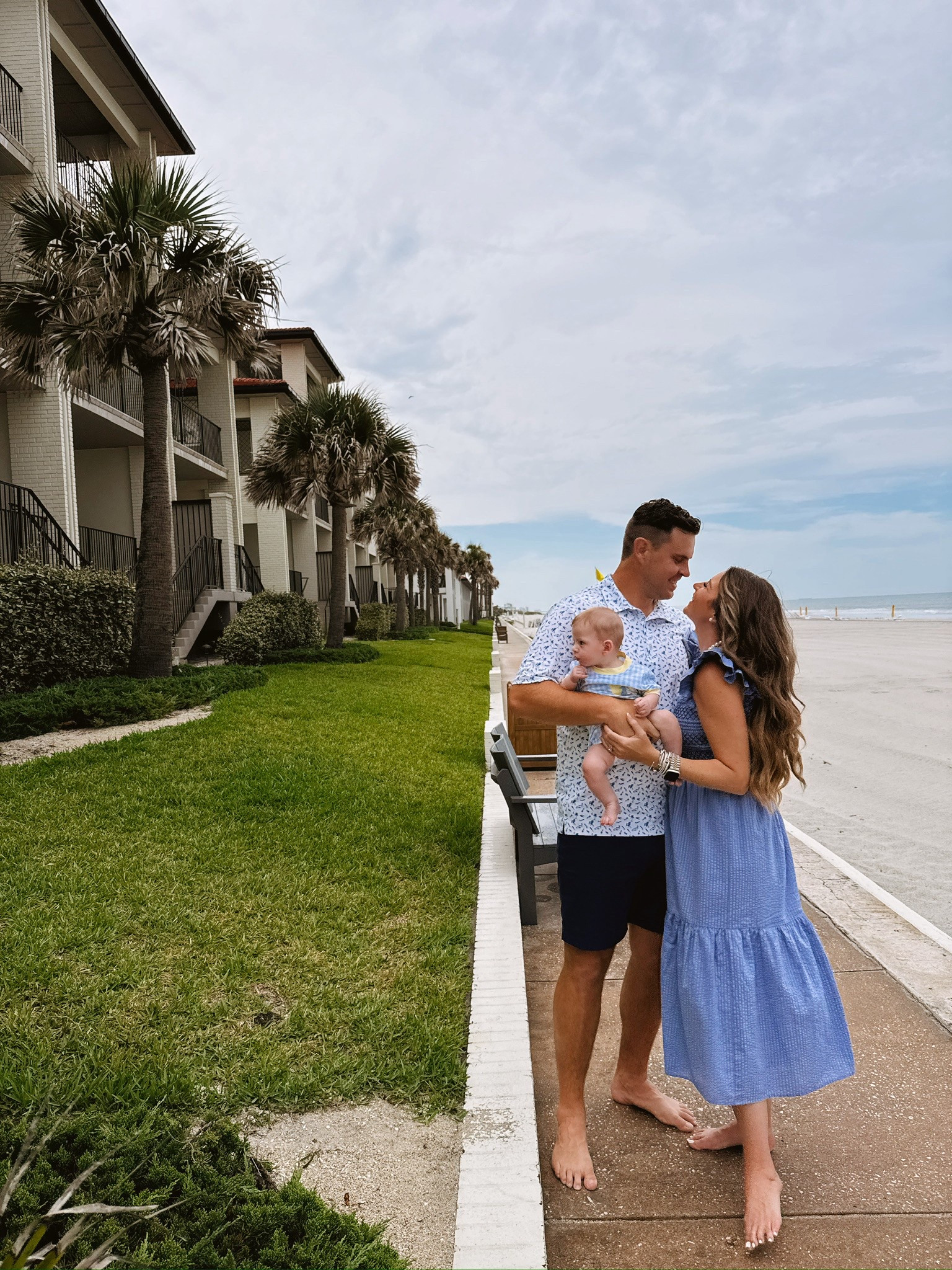 Family beach staycation outfits! I’m in a small Tuckernuck maxi, shell necklace and accessories- fits tts. Sean and Storm’s outfits linked too!

#LTKSummerEdit #LTKFamily #LTKBaby