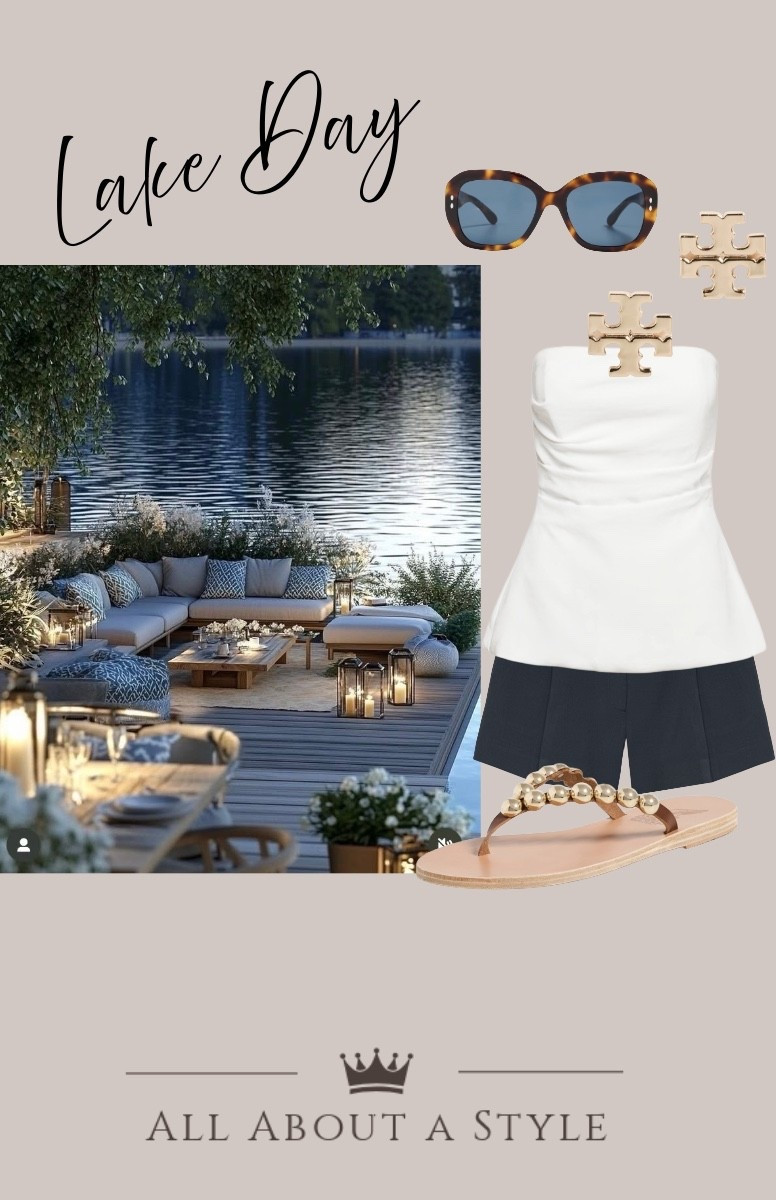 Nothing better than a beautiful lake day and an easy, elevated summer look. 
The perfect outfit for sunshine, boat rides, and soaking in every sweet moment by the water.

Tap to shop this look and save it for your next lake day 🤍

#LTKStyle #LTKSummer #LakeDay #SummerStyle #WeekendOutfit #VacationStyle #ChicStyle #EffortlessFashion #OOTD #SummerEssentials #StyleInspo #LTKFinds