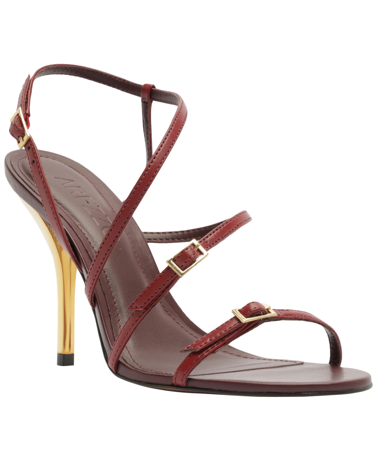 Arezzo Women's Lilian High Stiletto Dress Sandals - Passion Red | Macy's