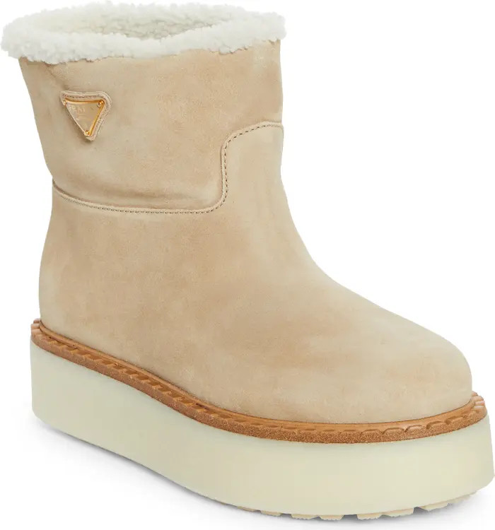Evolve Genuine Shearling Bootie (Women) | Nordstrom