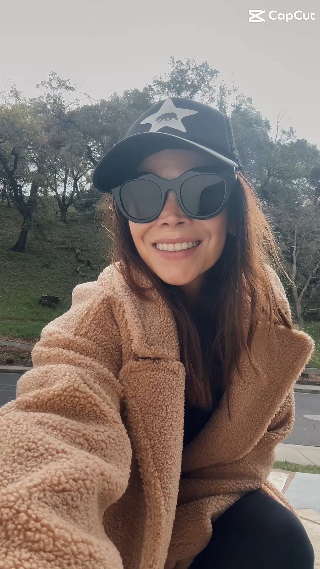 Camel and black always look sharp together, today it's a super casual errands and chores day but I still feel put together and chic. Loving my long fleece teddy coat and New Balance sneakers in almost all white. Sporty mom vibes!

#LTKOver40 #LTKootd #LTKmomlife