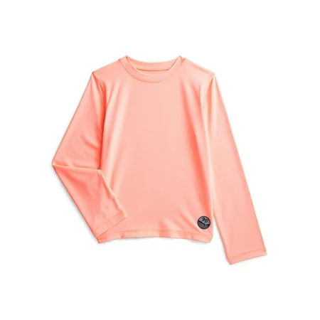 Wonder Nation Boys Rash Guard with Long Sleeves, Sizes 4-18 & Husky | Walmart (US)