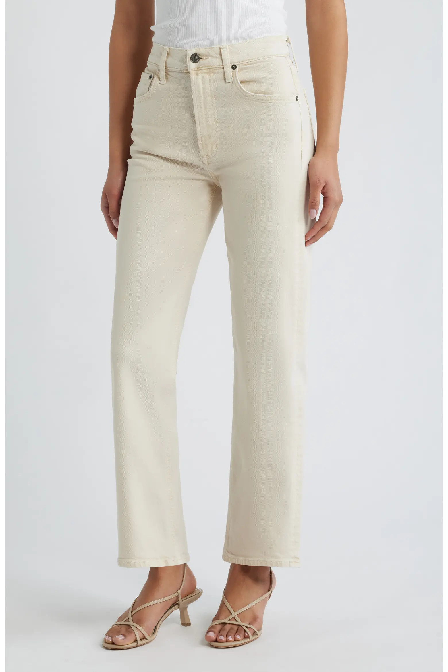 Palma High Waist Ankle Straight Leg Jeans (Women) | Nordstrom | Nordstrom