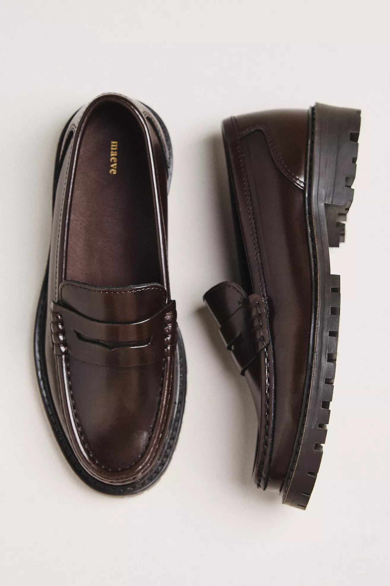 Maeve Lug Sole Loafers | Anthropologie (US)