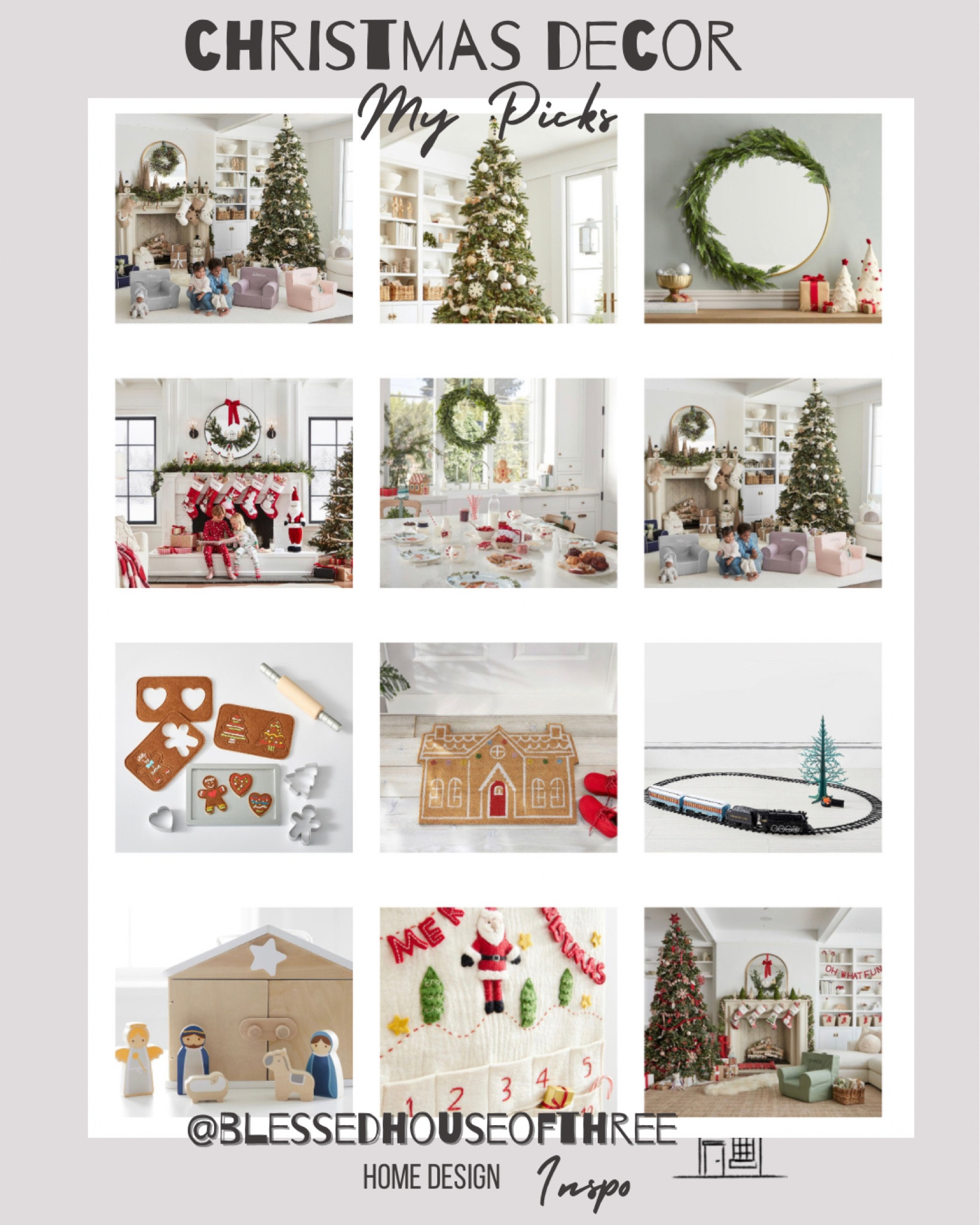 Potterybarn kids Christmas decor

Jute Christmas trees / felt ornaments/ faux cedar garland / christmas wreath / snowmen mugs / holiday baking set / battery operated train / gingerbread door mat

#LTKstyletip #LTKhome #LTKHoliday