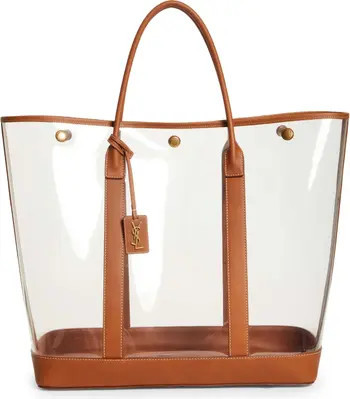 Cabas Clear Vinyl Tote | Clear Bag | Clear Purse | Designer Bags | Luxe Bags | Trendy Purses | Nordstrom