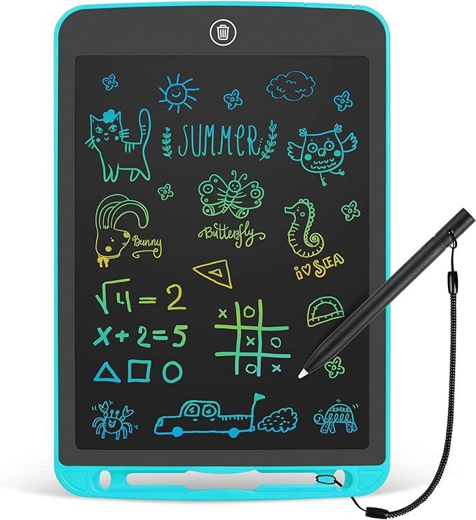 LCD Writing Tablet 10 Inch Toddler Doodle Board ,Colorful Drawing Tablet, Erasable Reusable Elect... | Amazon (US)